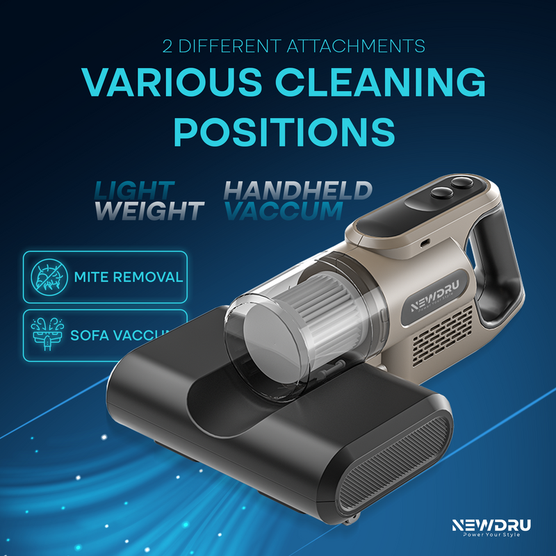 NEWDRU™ UV-Powered Anti-Allergen Portable Vacuum Cleaner