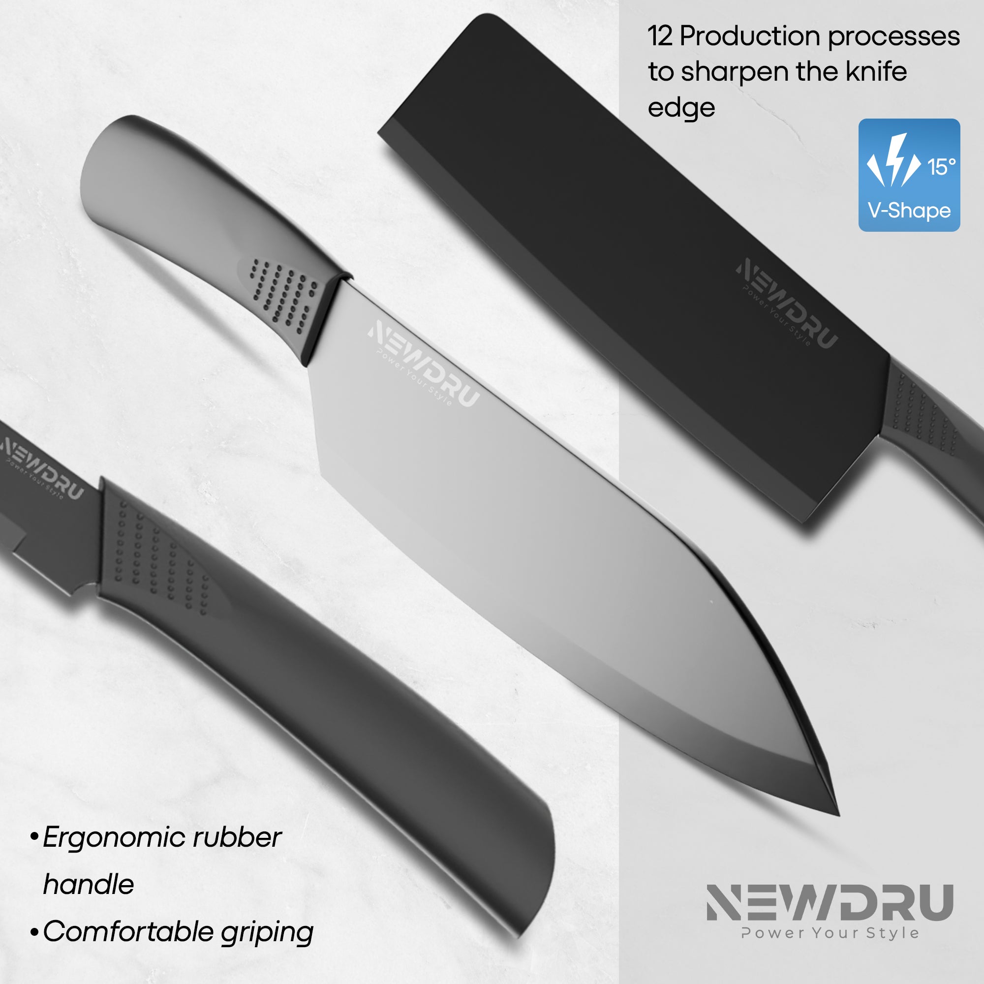 SwiftEdge – 3-in-1 Stainless Steel Knife Set