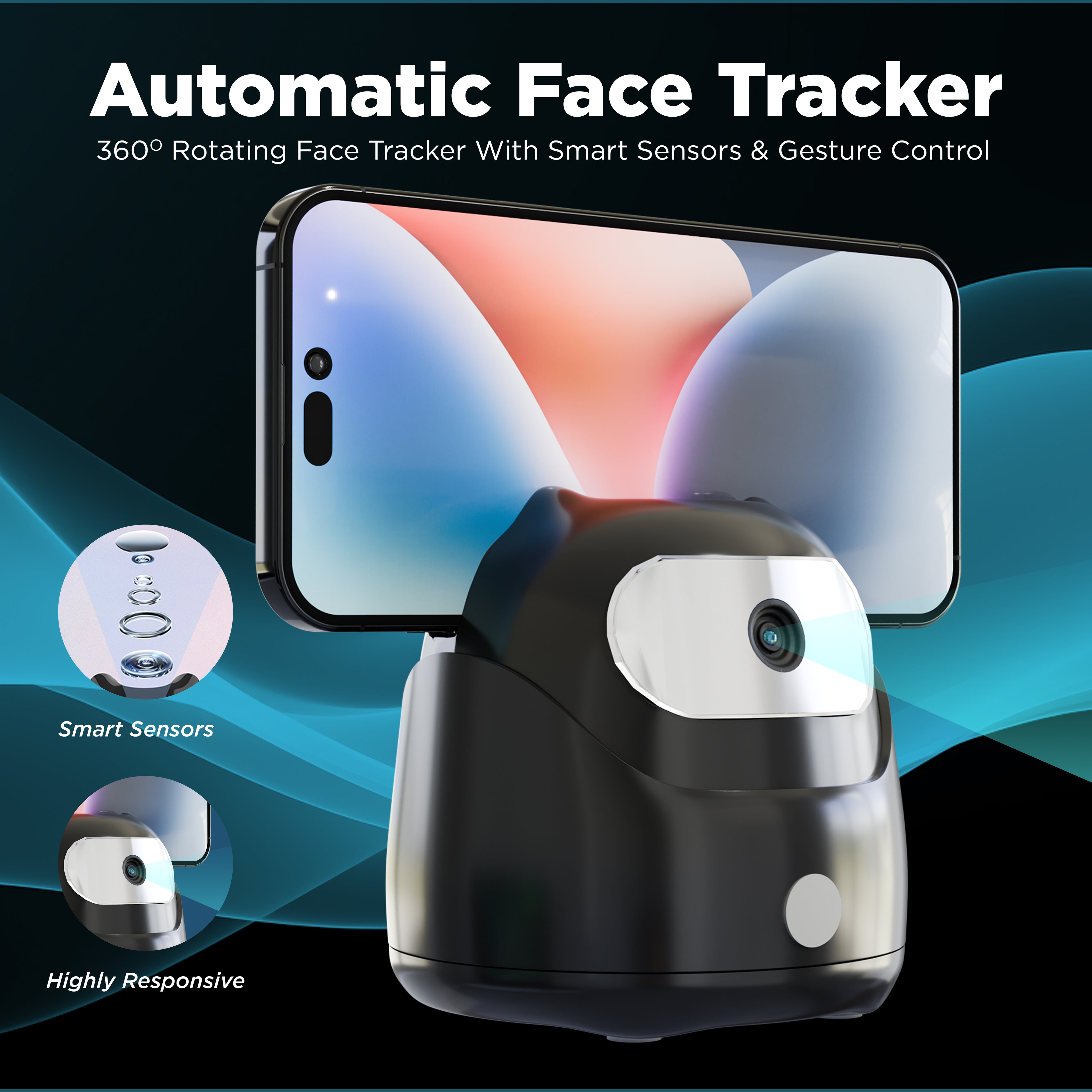 NEWDRU AI Auto Face Tracking Tripod Gimbal