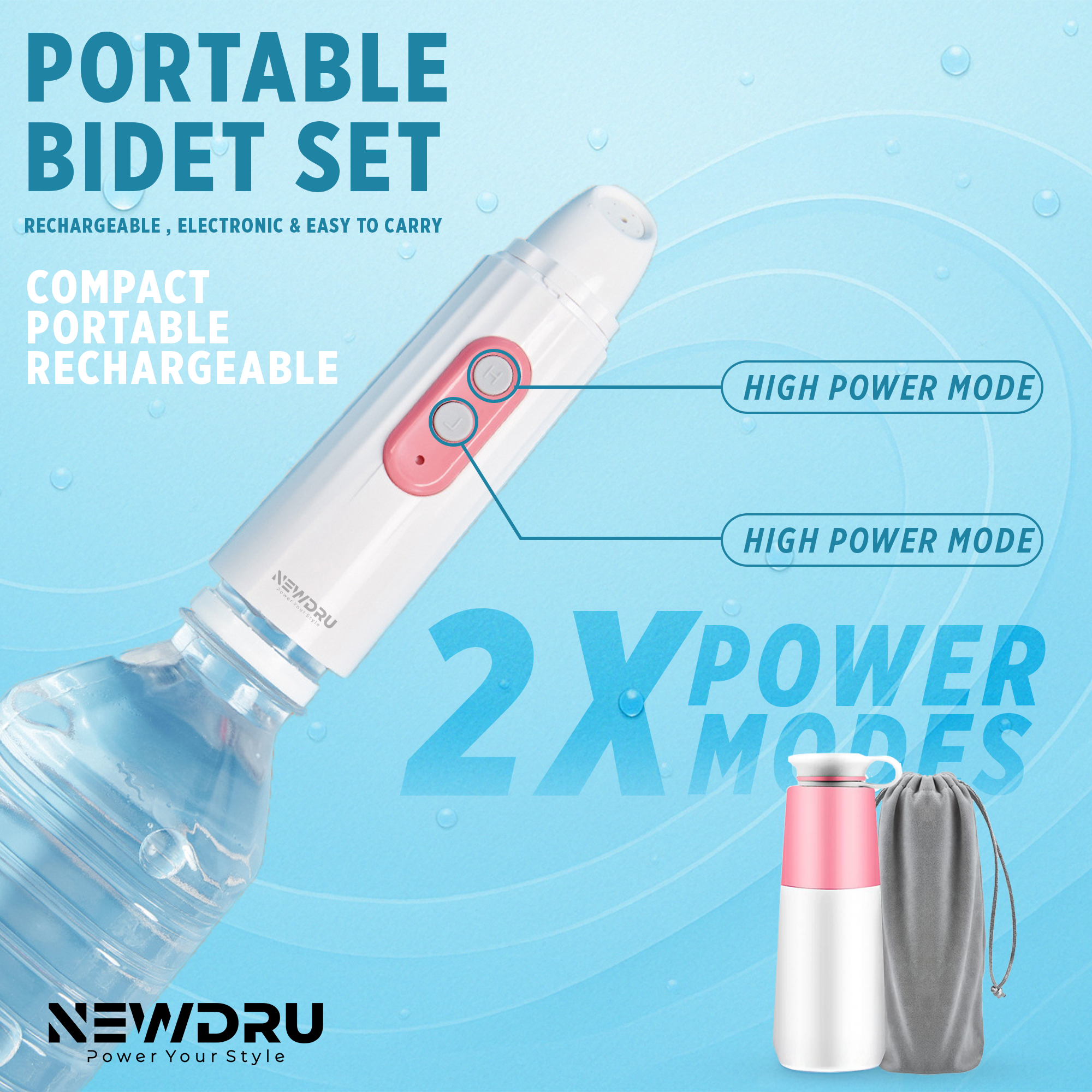 CleanStream Pro – Electric Bidet Set