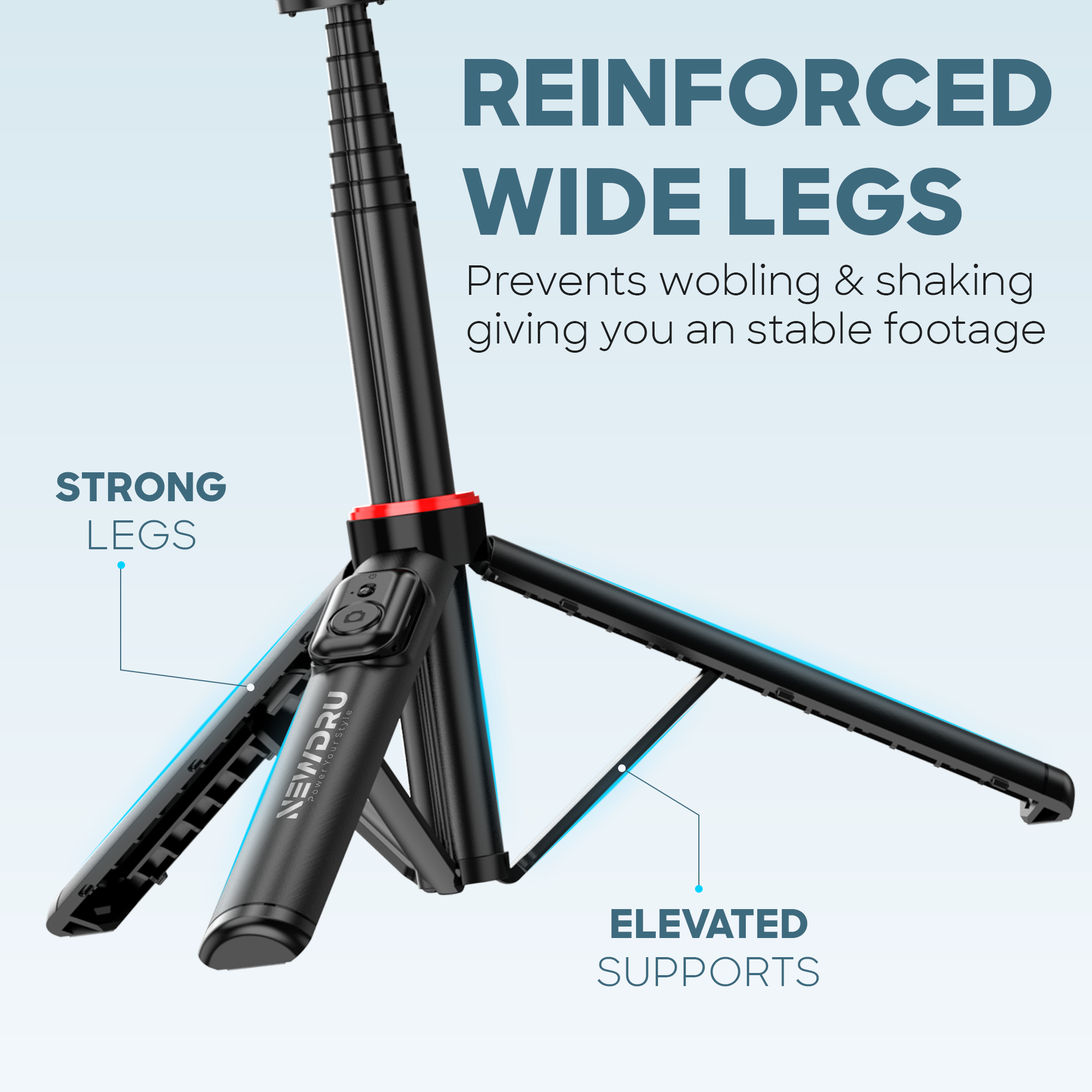 LumiTripod 360 – Tripod Stand with 3 Lights