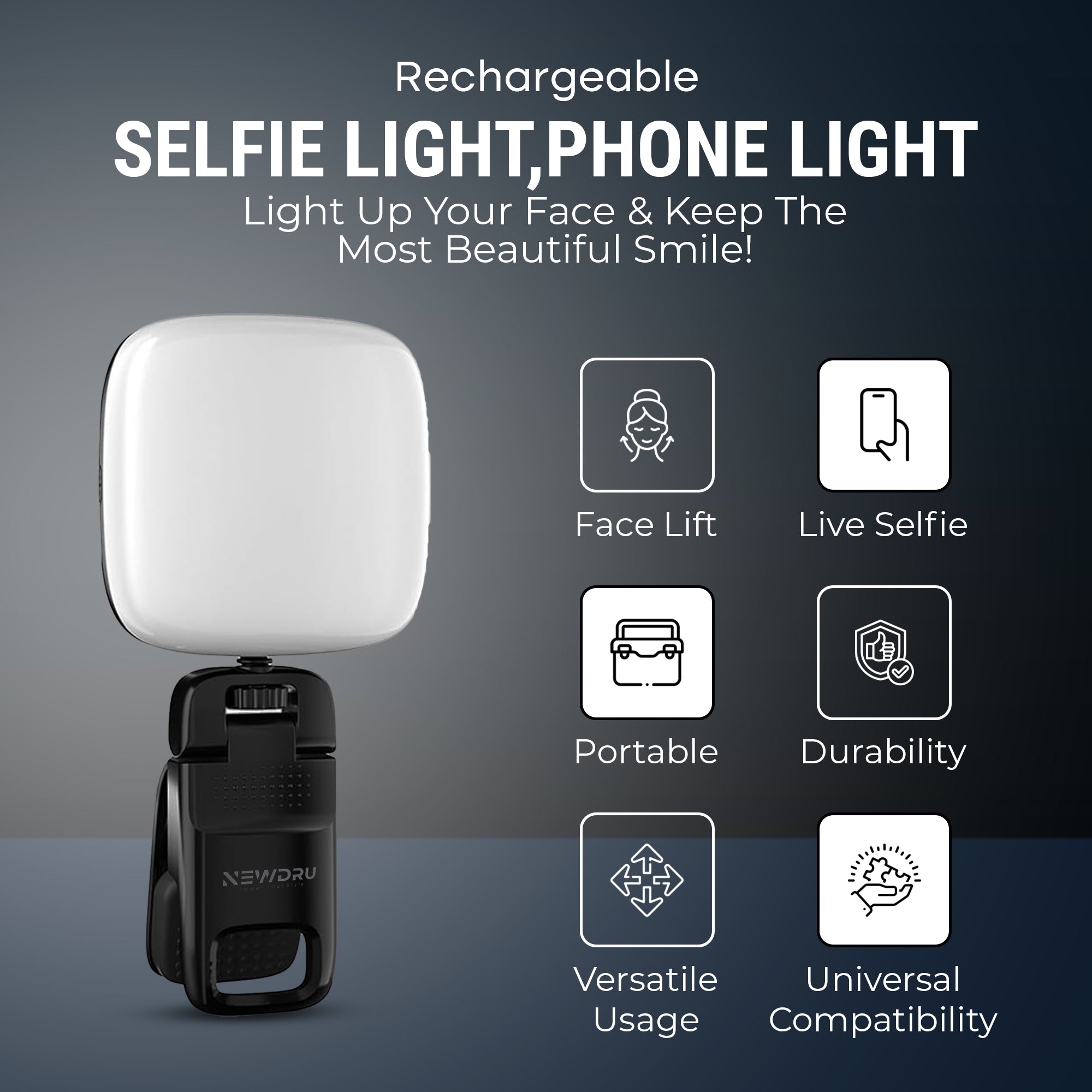 GlowPro Clip – Mobile Conference Light