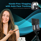 NEWDRU AI Auto Face Tracking Tripod Gimbal