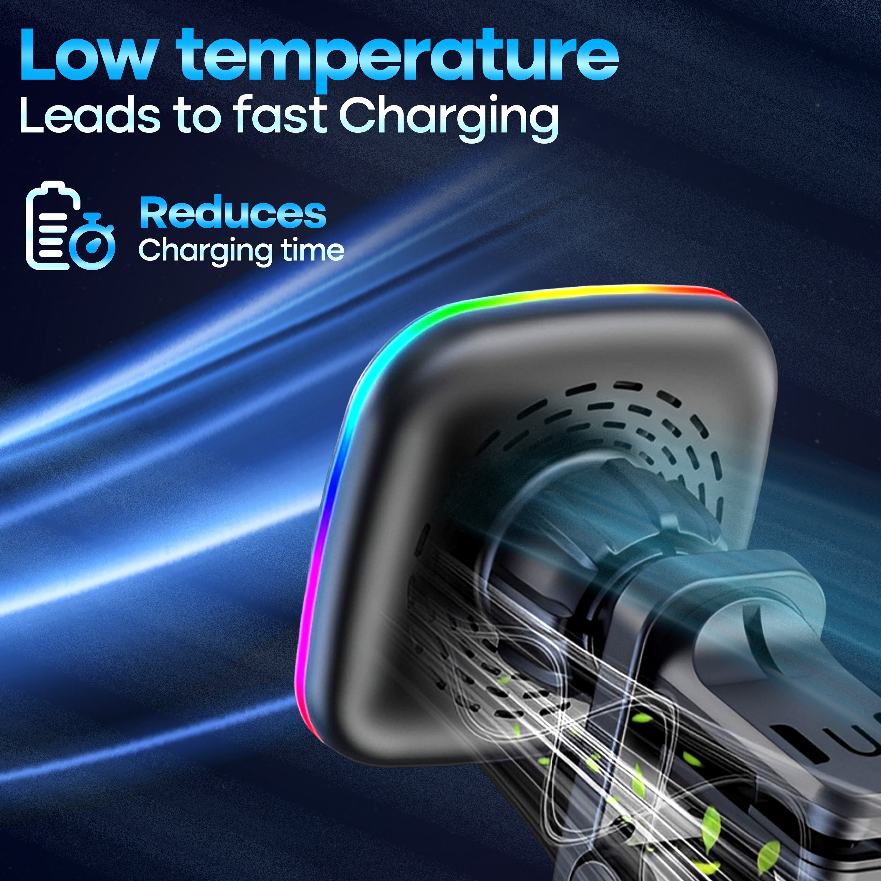 GlowCharge Pro – RGB Wireless Charger