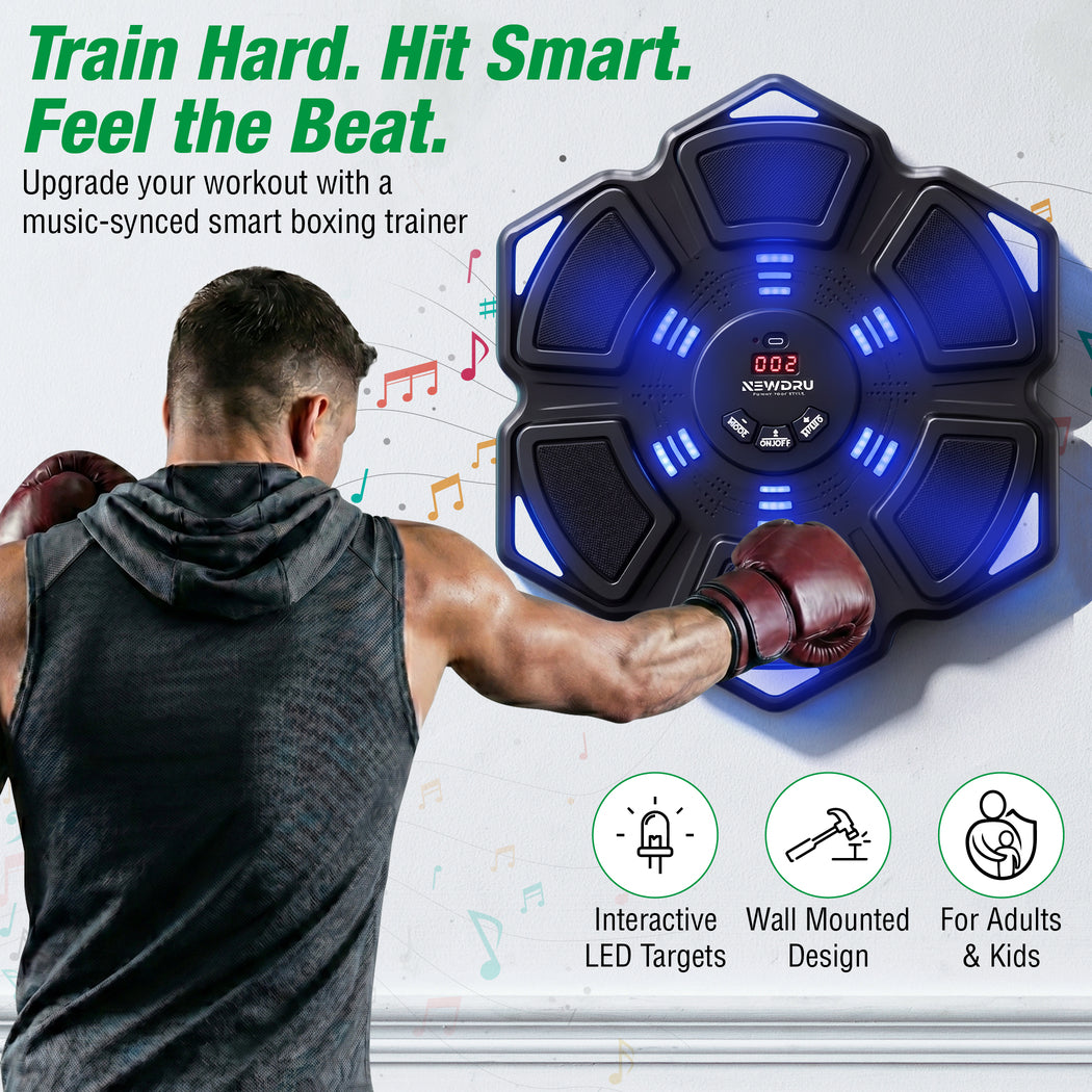 Newdru Music Boxing Machine for Kids & Adults - New Edition – NEWDRU