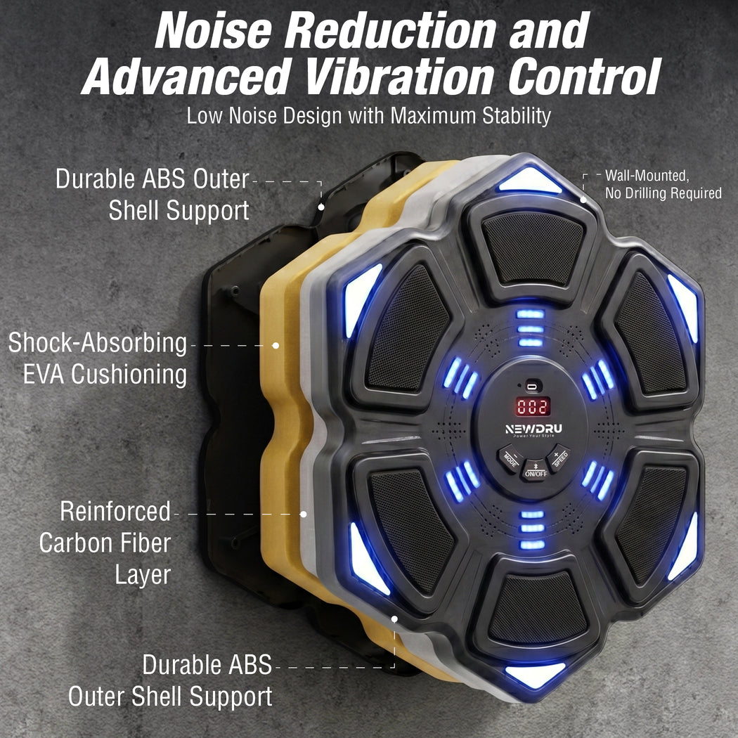 Newdru Music Boxing Machine for Kids & Adults - New Edition