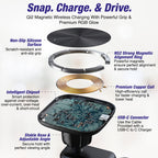 GlowCharge Pro – RGB Wireless Charger