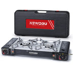 Portable Double Burner Gas Stove