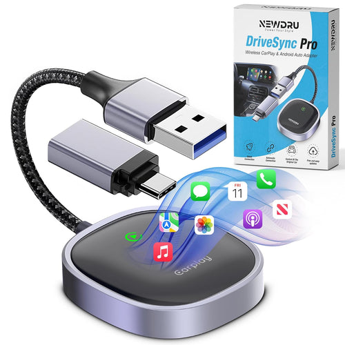 DriveSync Pro – Wireless CarPlay & Android Auto Adapter