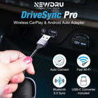 DriveSync Pro – Wireless CarPlay & Android Auto Adapter