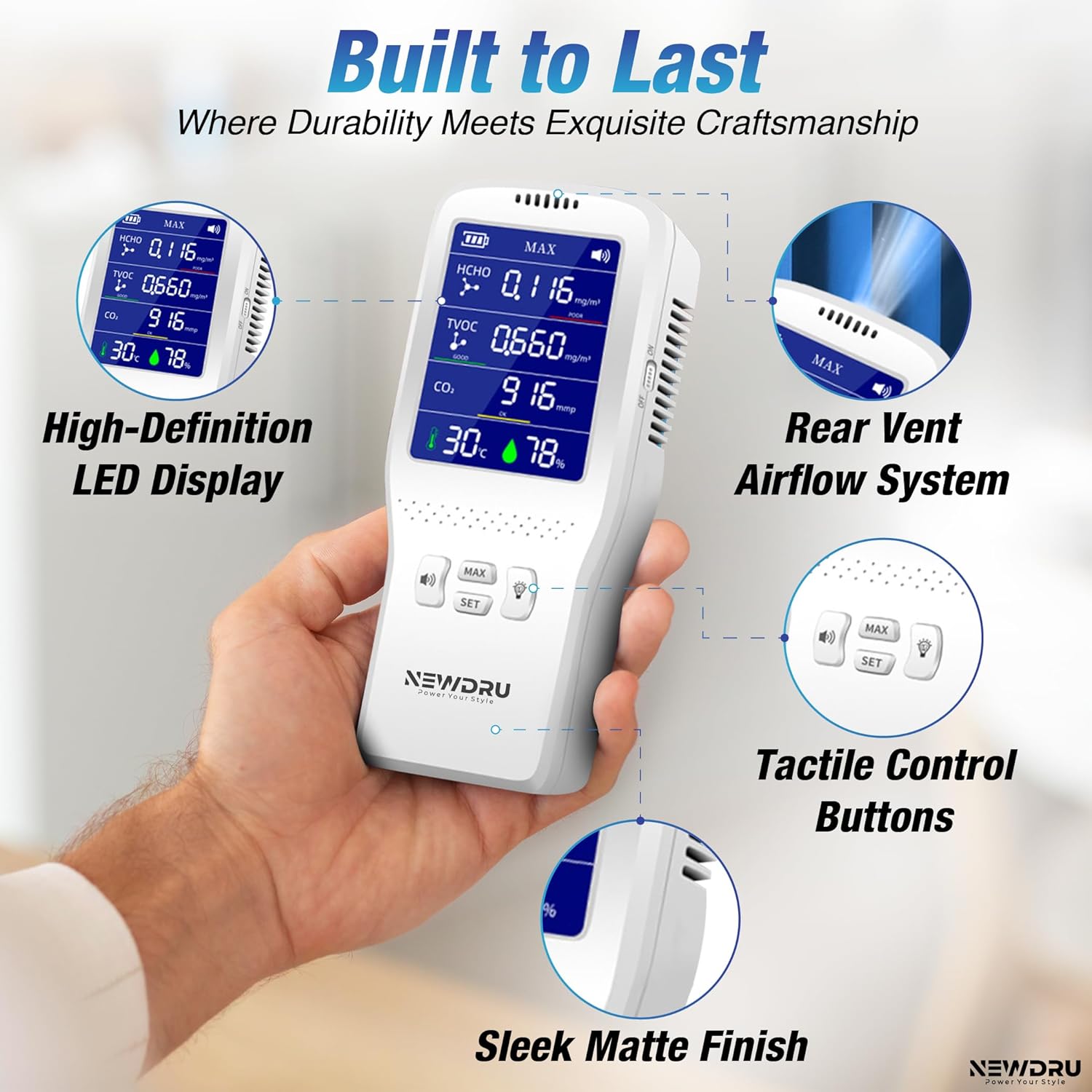 EcoGuard Pro – Smart Air Quality Monitor