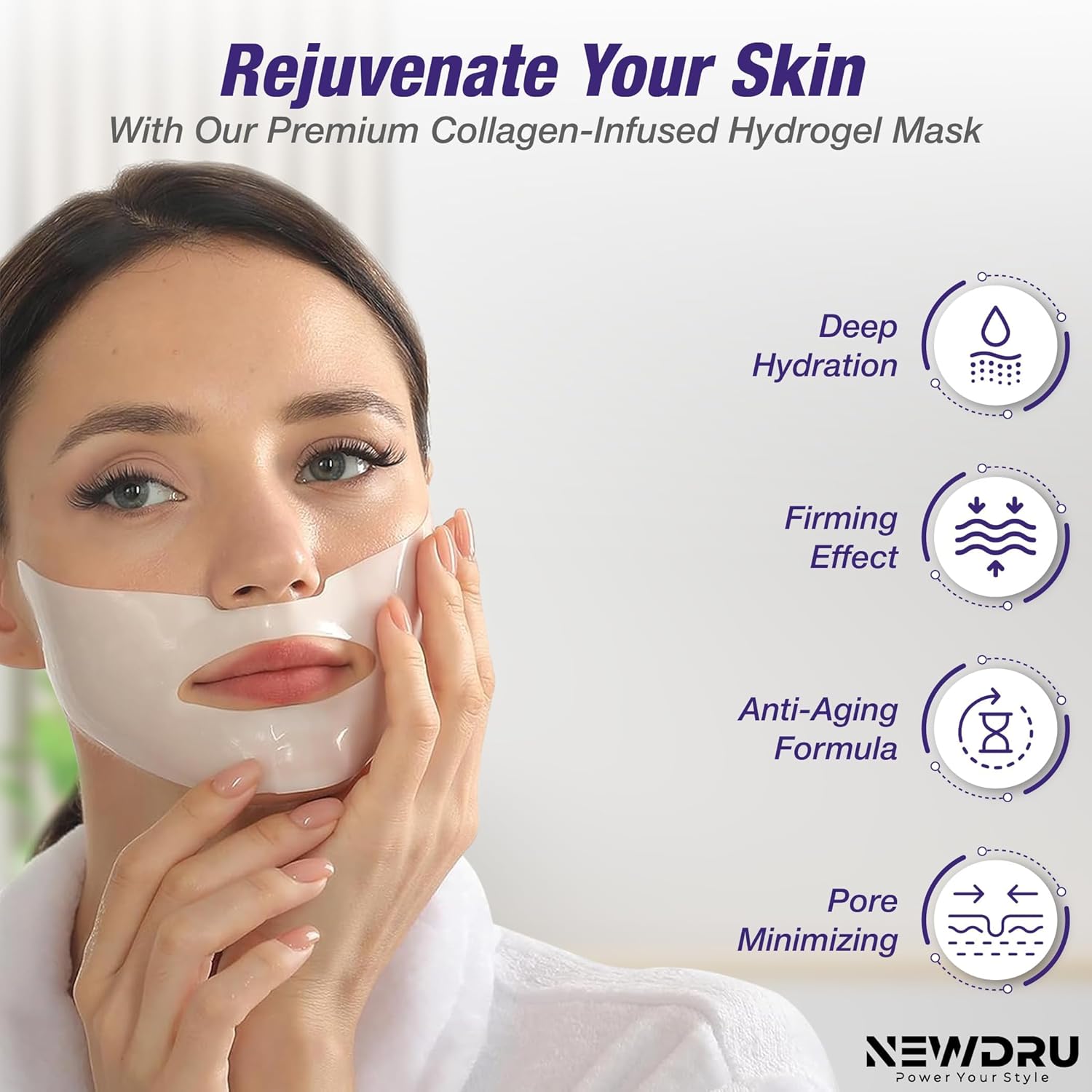 GlowSkin Pro – Collagen Face Mask (Pack of 1)