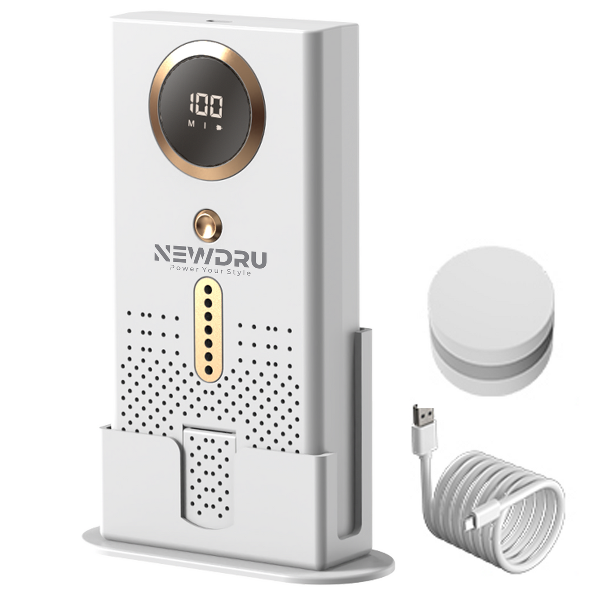 NEWDRU AirPure Elite – Portable Car & Indoor Air Purifier