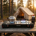 Portable Double Burner Gas Stove