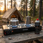 Portable Double Burner Gas Stove
