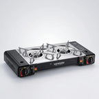 Portable Double Burner Gas Stove