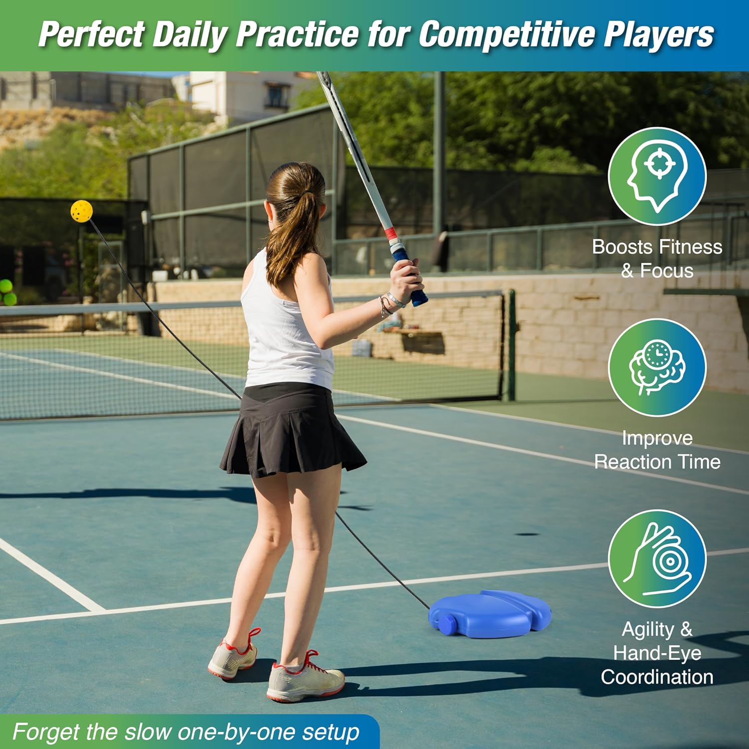 PicklePlay Pro – Pickleball Trainer Set