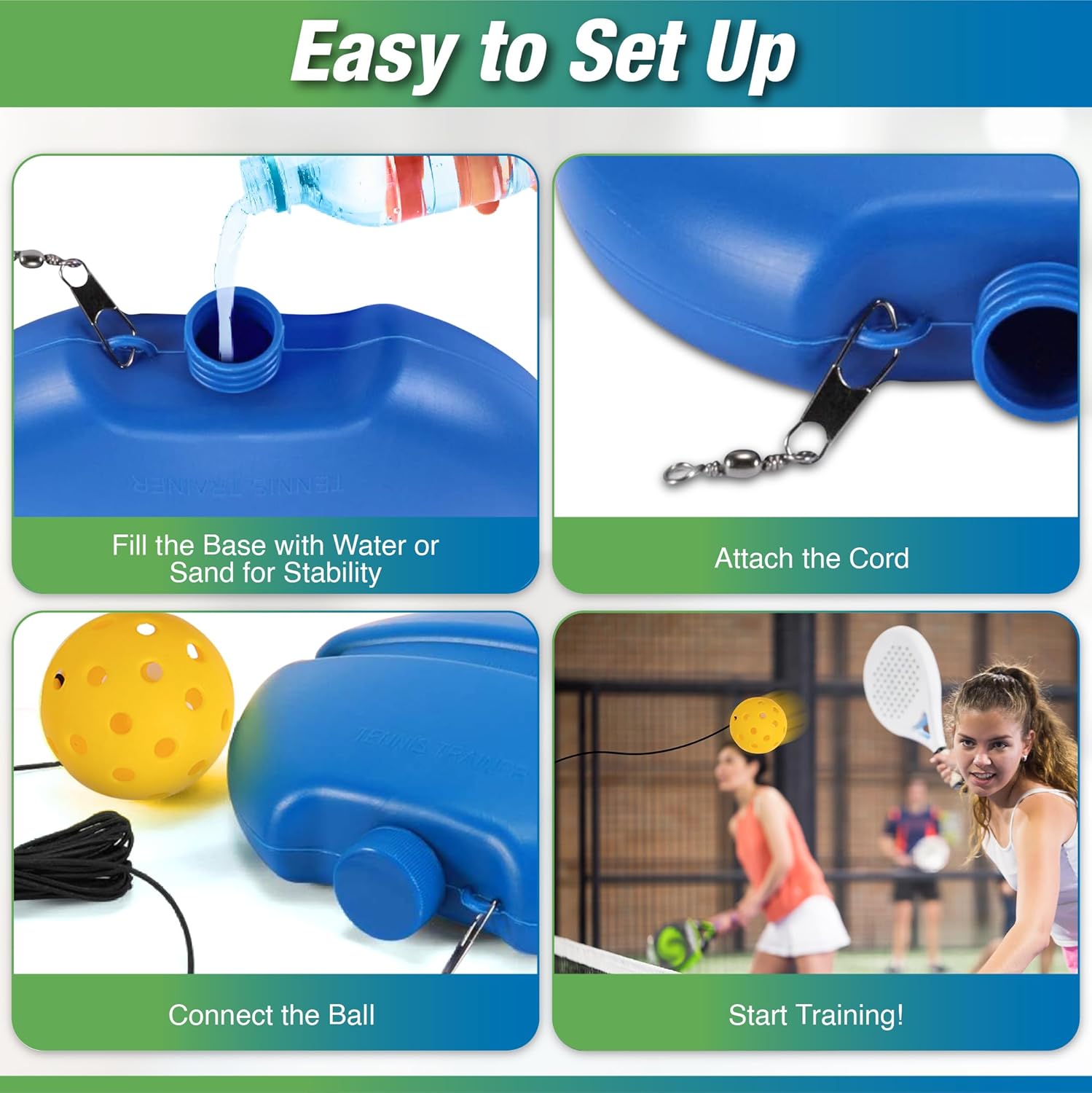 PicklePlay Pro – Pickleball Trainer Set