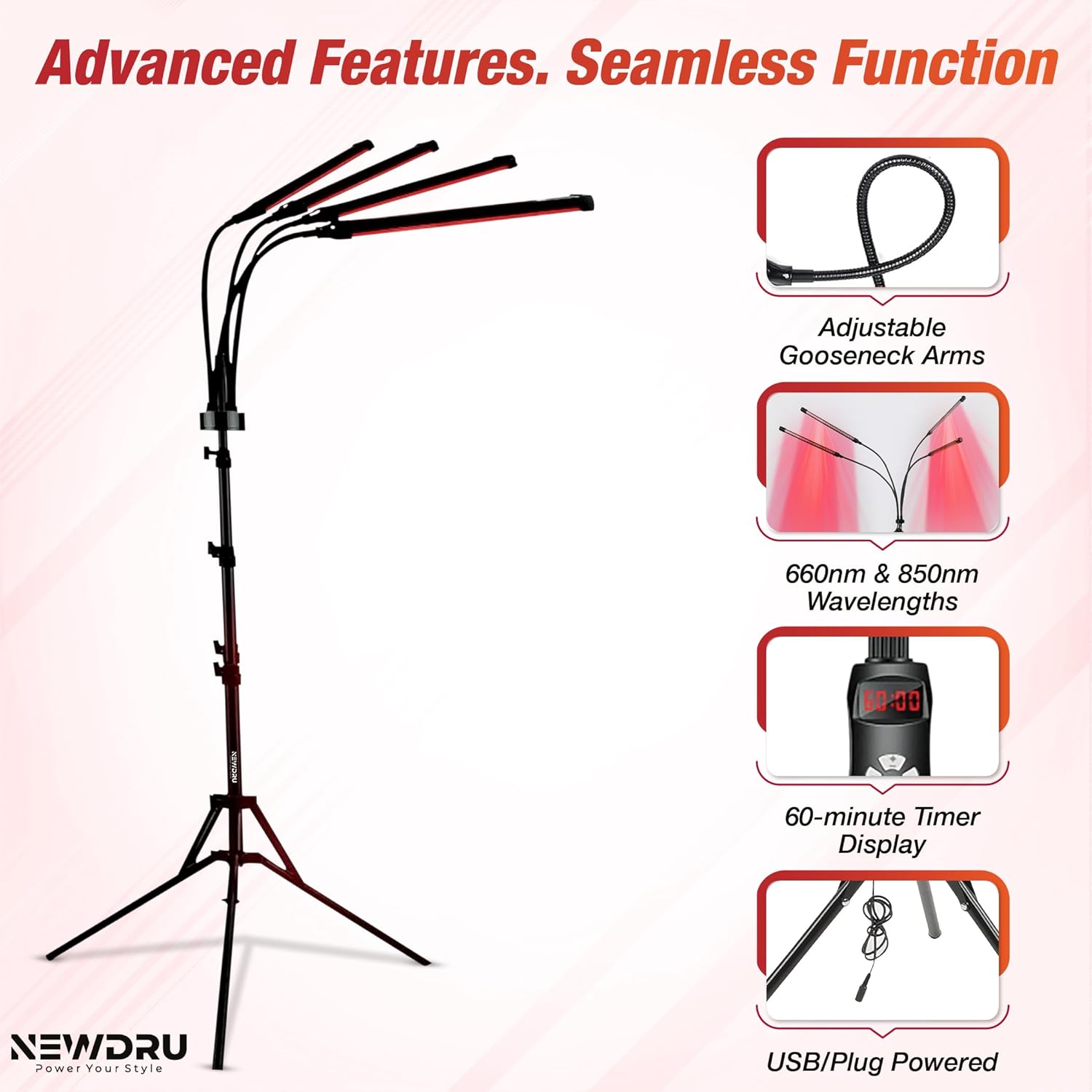 RadianceTherm Pro – Red Light Therapy Device