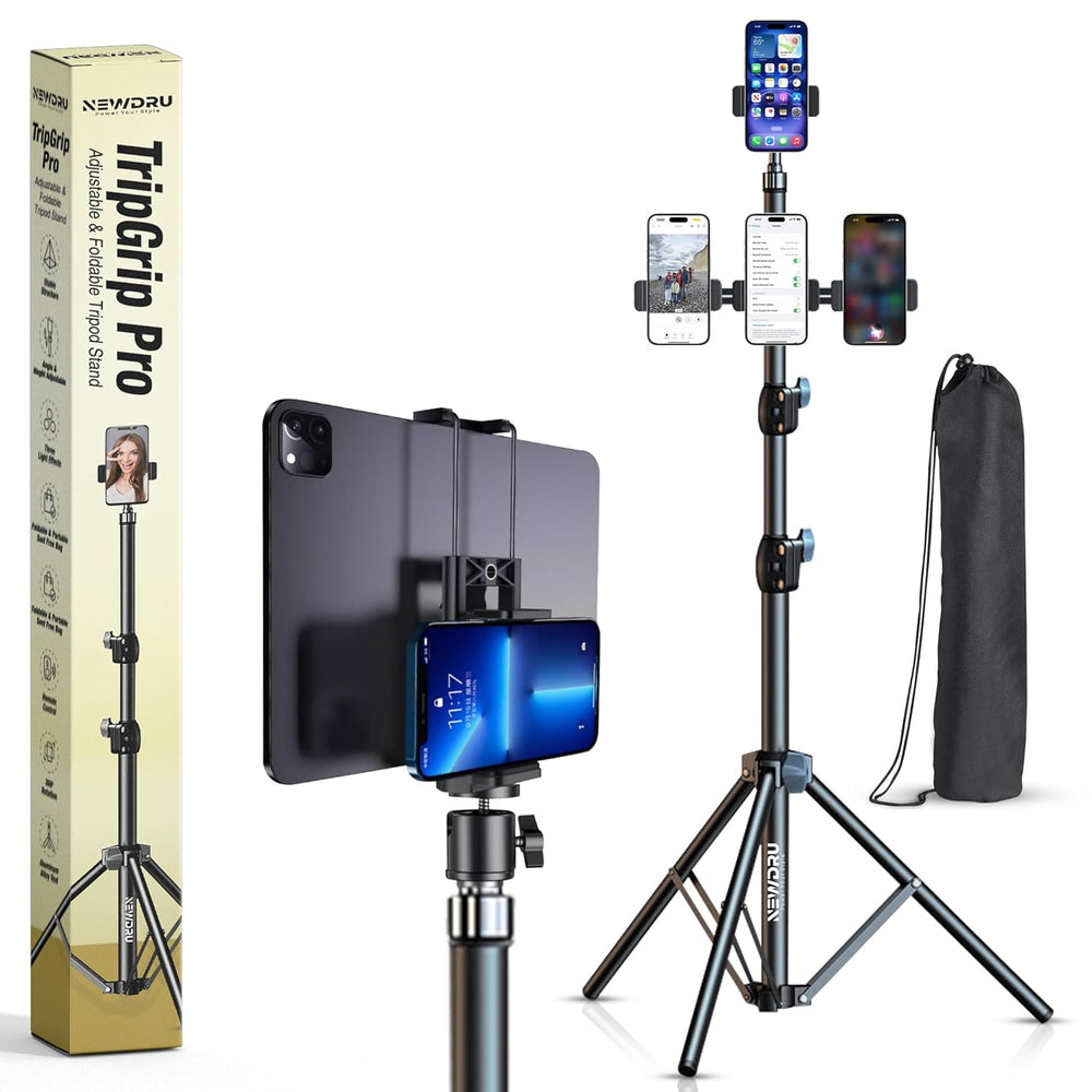 TripGrip Pro – Adjustable & Foldable Tripod Stand