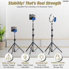 TripGrip Pro – Adjustable & Foldable Tripod Stand