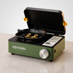 NEWDRU Mini Single Burner Gas Stove - studio hero