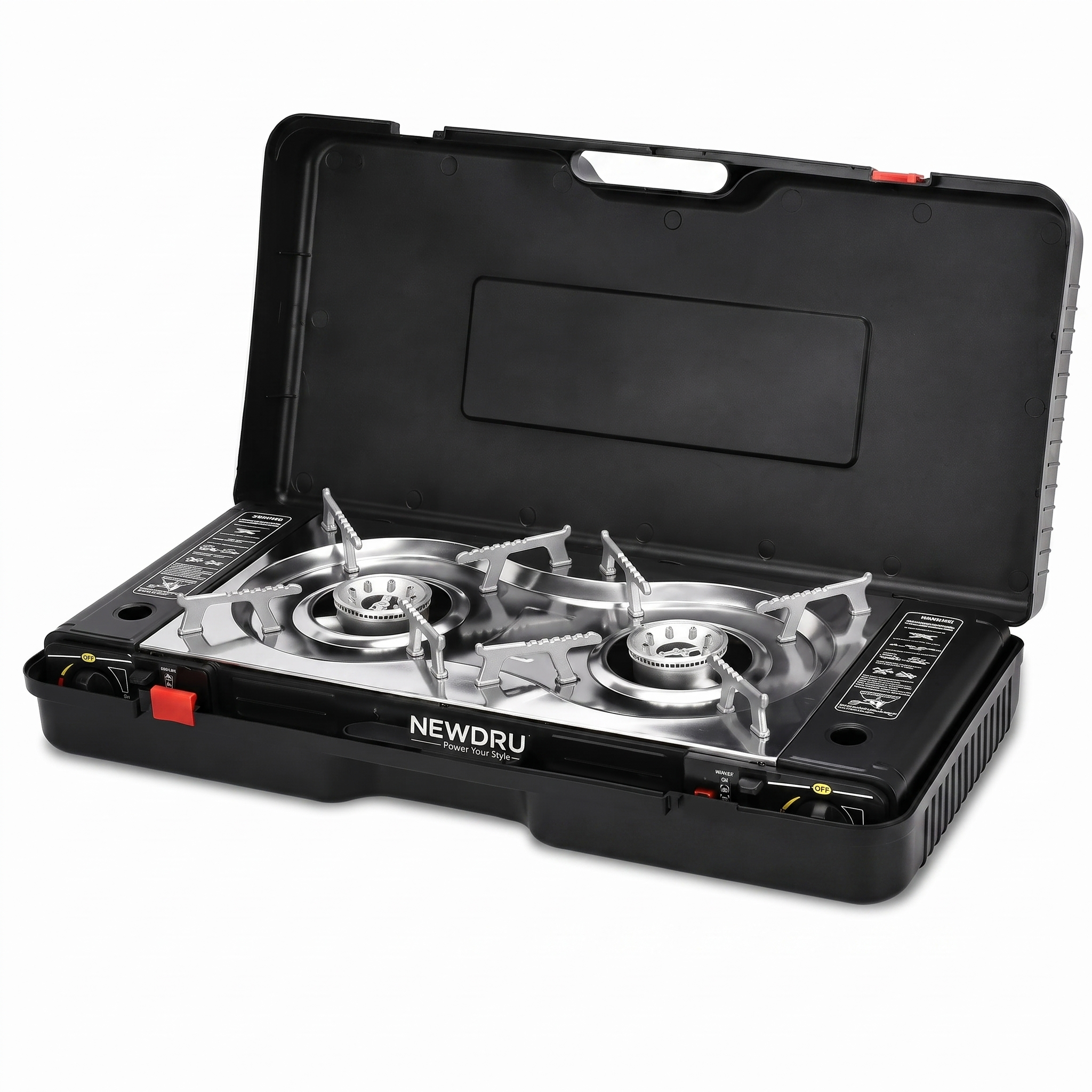 NEWDRU Double Burner Gas Stove - main