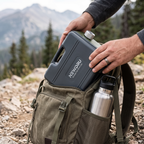 NEWDRU Mini Gas Stove - packs into a backpack