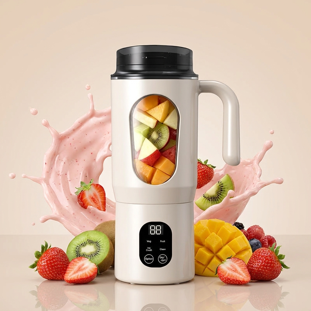 NEWDRU HS-960 portable blender travel mug premium studio image