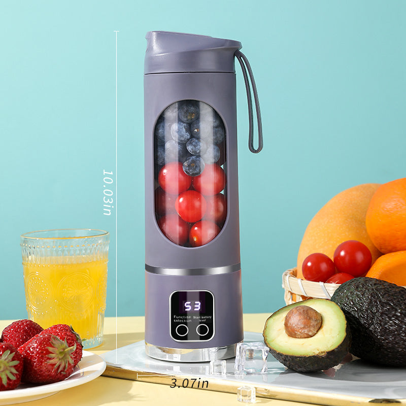 NEWDRU 450ml Portable Wireless Juicer & Blender (Rechargeable)