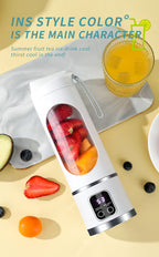 NEWDRU 450ml Portable Wireless Juicer & Blender (Rechargeable)