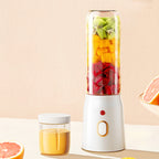 NEWDRU 6-Blade Portable Fruit Juicer with Juice Jars