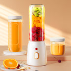 NEWDRU 6-Blade Portable Fruit Juicer with Juice Jars