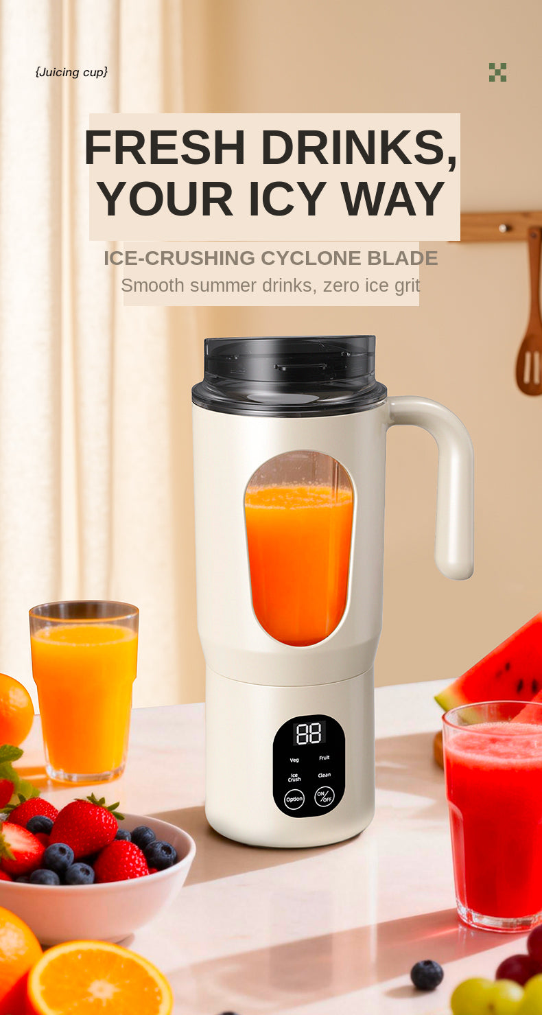 NEWDRU HS-960 Portable Juicer Travel Mug with Handle