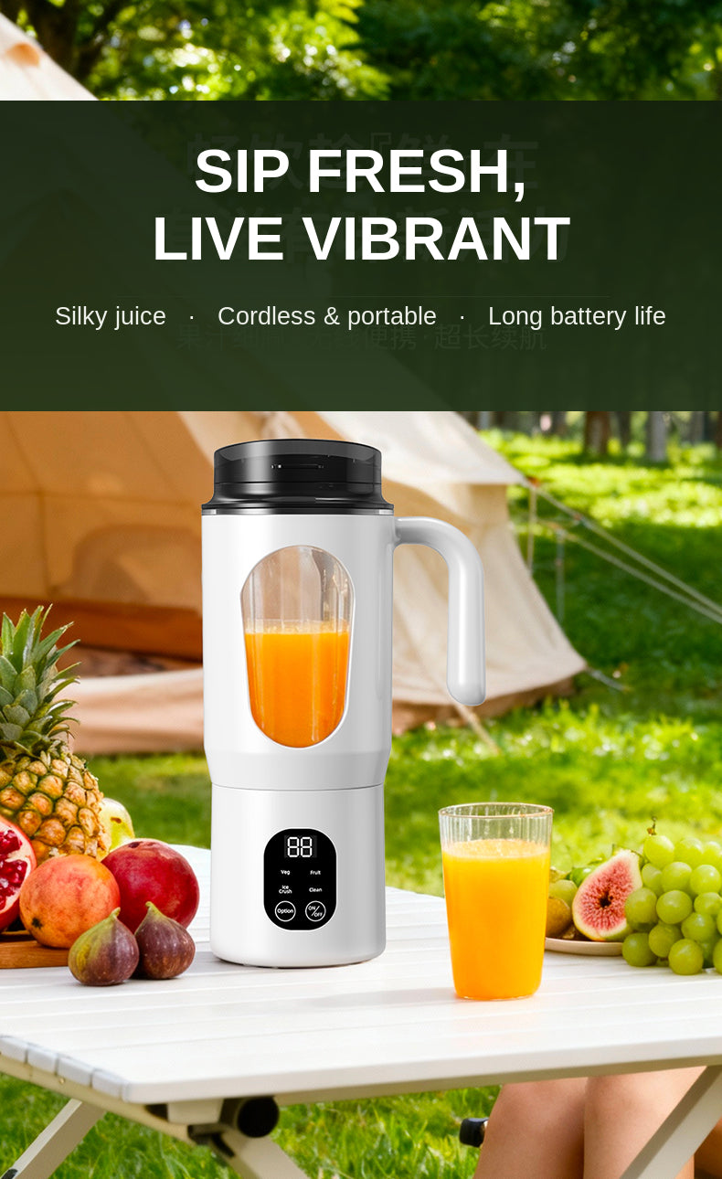 NEWDRU HS-960 Portable Juicer Travel Mug with Handle